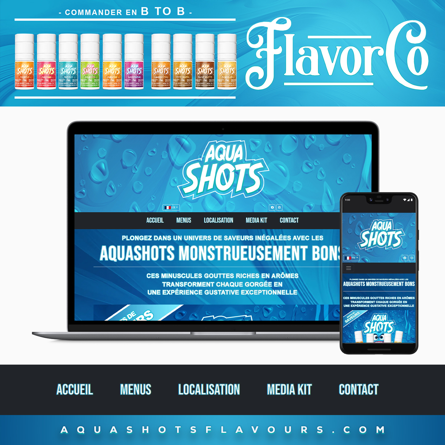 Screenshot of AquaShots Flavours
