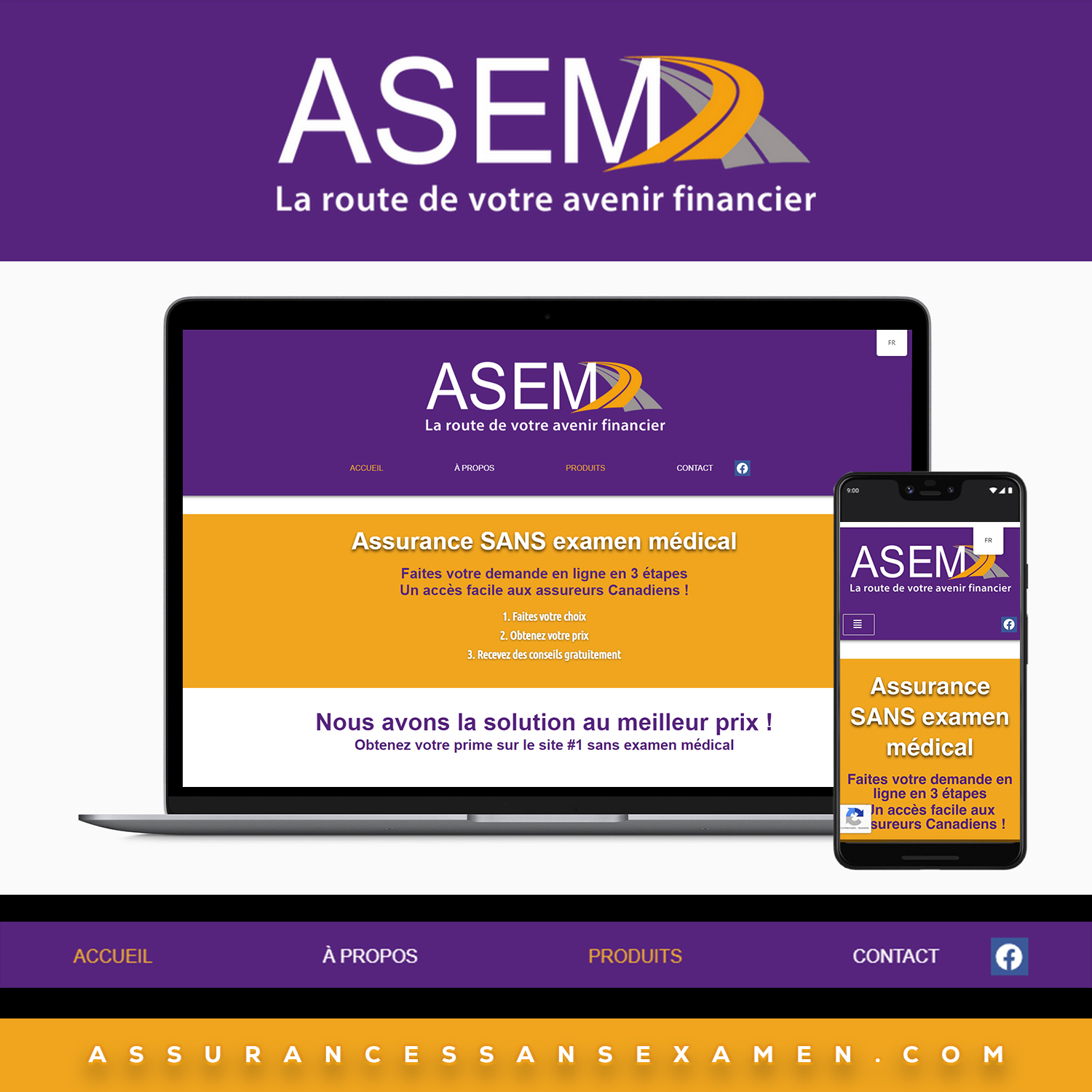 Screenshot of Assurance Sans Examen