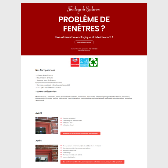 Screenshot of Fenestrage QC