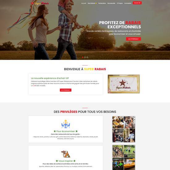 Screenshot of Super Rabais