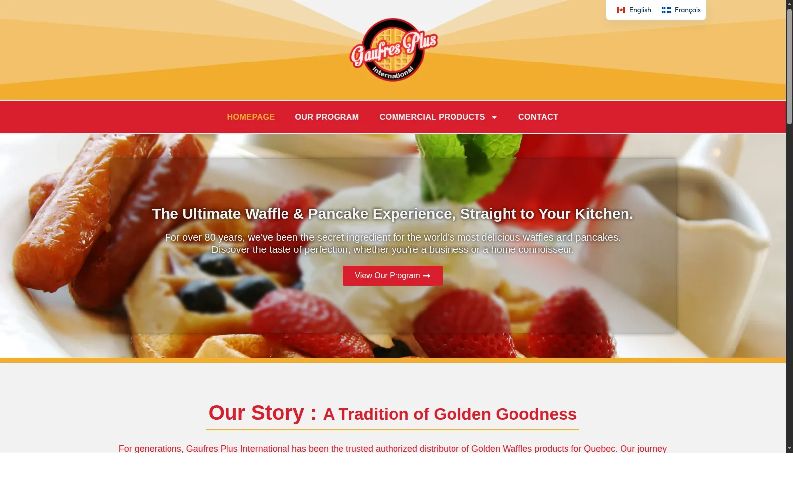 Screenshot of Gaufres Plus
