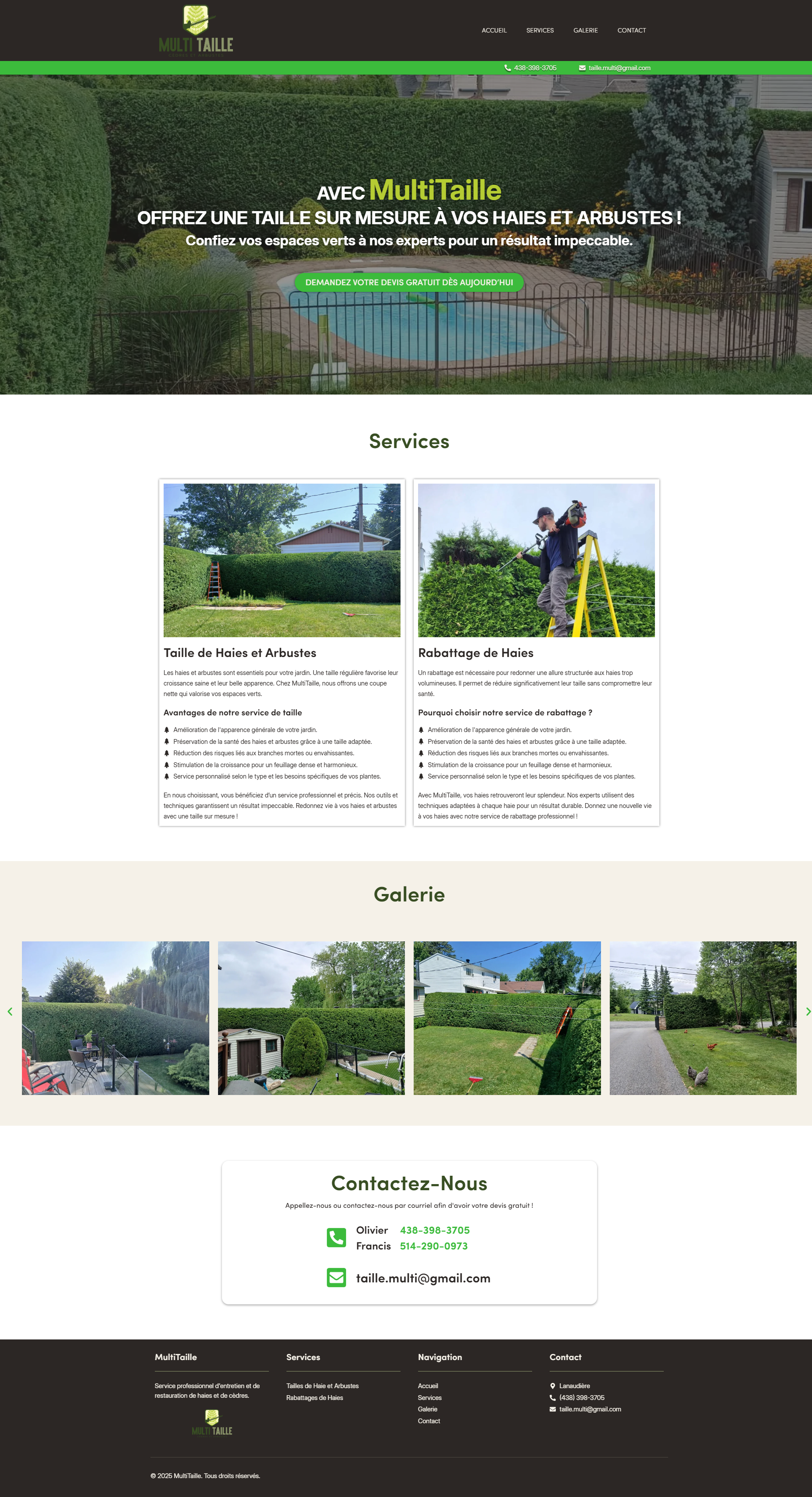 Screenshot of MultiTaille